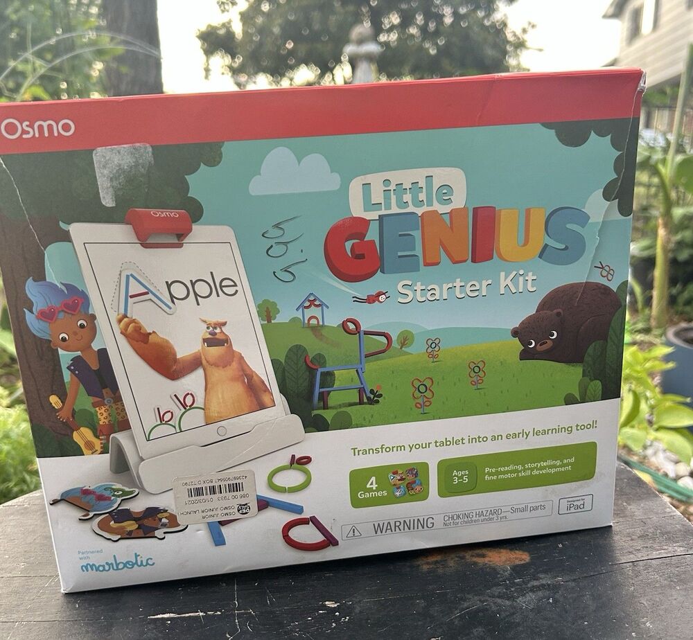 Osmo Little Genius Starter Kit for iPad Educational Learning Game Ages 3–5 Kids